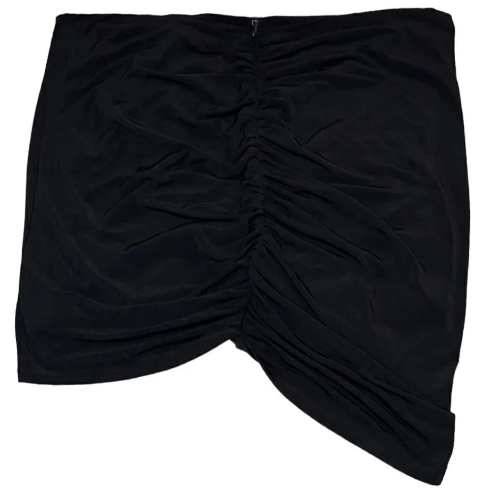 NY&Co X Gabrielle Union Draped Zipper Detail Mini Skirt